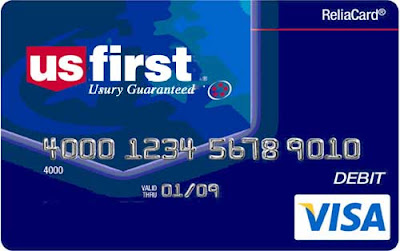 US Bank debit card modified to say US FIRST, Usury Guaranteed
