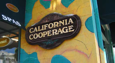 Sign reading California Cooperage