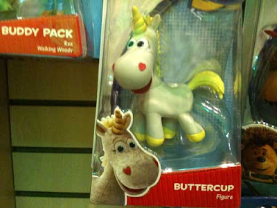Plastic unicorn from Toy Story