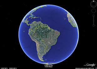 Localização no google earth