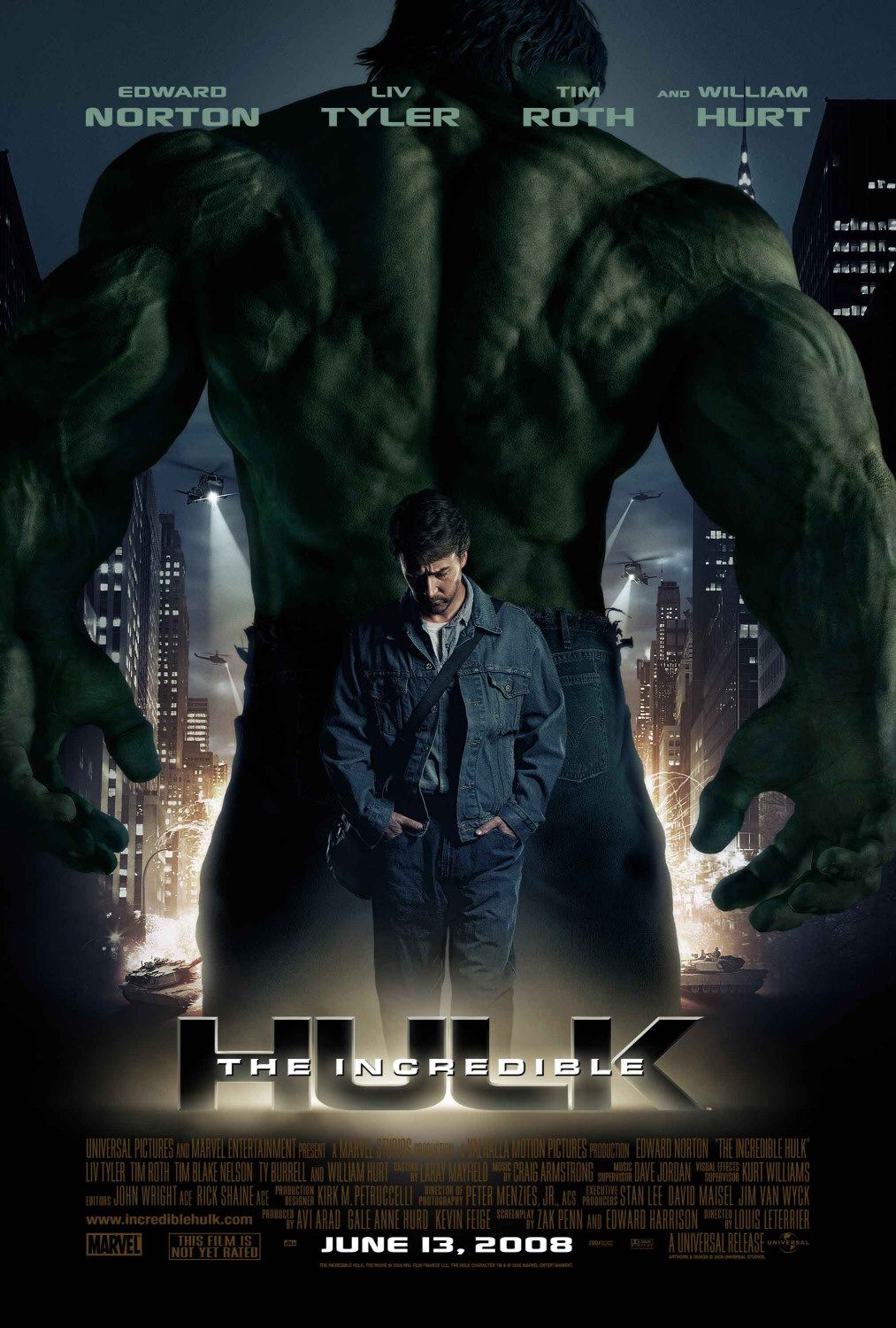 سلسلة أفلام الأكشن والخيال العلمي المُثيره The Hulk نسخ DVDRip مترجمه The+Incredible+Hulk