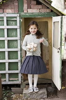 flora and henri girls skirt and sweater | simple pretty