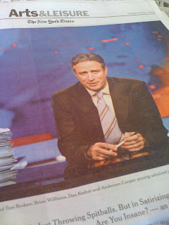 jon stewart in nytimes arts section | simple pretty