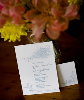 pier gustafson wedding invitation | simple pretty