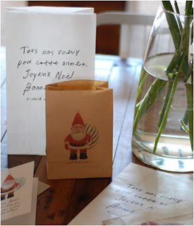 o-check santa card | simple pretty