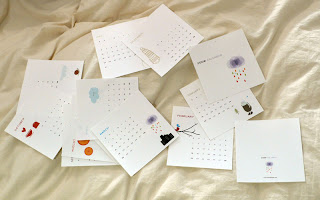 cosas minimas 2009 calendar | simple pretty