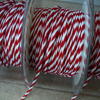 mcmaster and storm red and white string | simple pretty