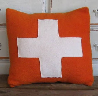 pillow happy 'orange to the rescue' pillow cover | simple pretty