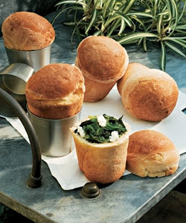 brioche spinach cups in la cucina italiana magazine | simple pretty