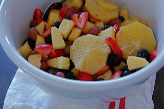 fruit salad for lasalle street holiday breakfast | simple pretty