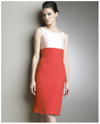 oscar de la renta banded dress | simple pretty