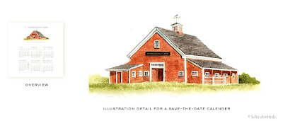 felix doolittle: save-the-date calendar sample | simple pretty