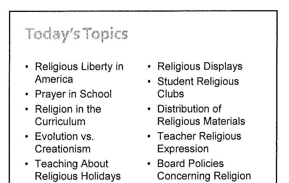 Accountability in the Media Religion in the Public Schools