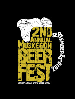 Muskegon Beerfest 2010 Tshirt Design