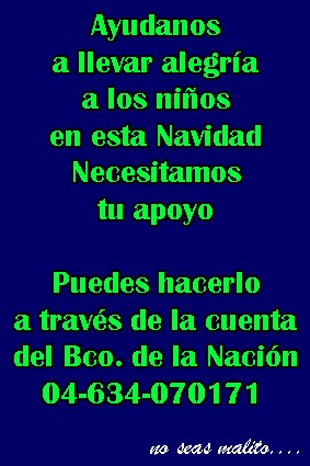 Campaña "Haz Sonreir a un Niño en esta Navidad"