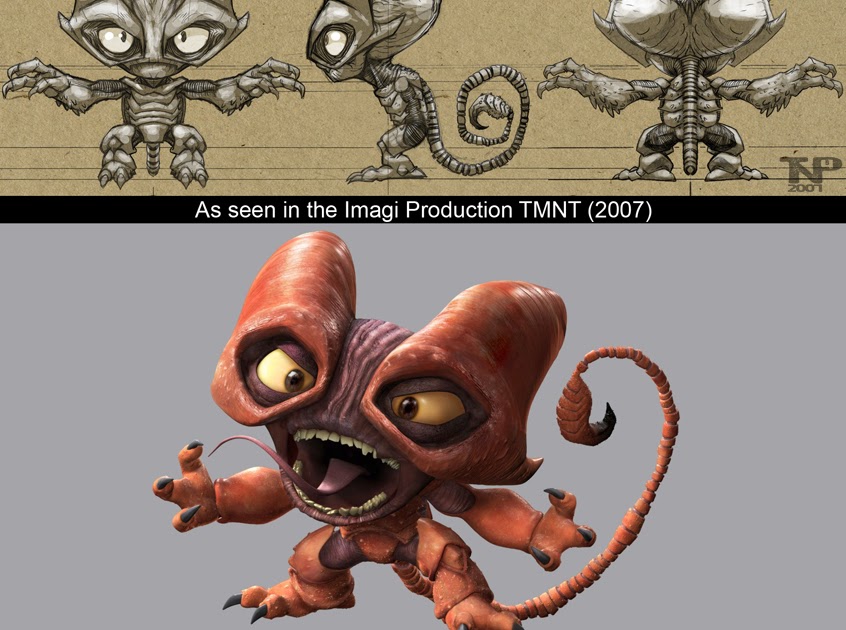 Thomas Perkins Design work for TMNT (2007) The Jersey Devil...
