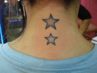 neck tattoos, tattoos, tattoo, star tattoos,. Posted by awalin at 12:11 AM