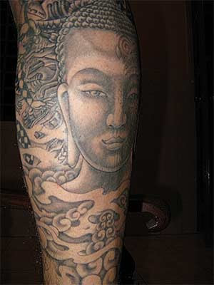 buddha tattoo, leg tattoos Want to know why Buddha tattoos are popular