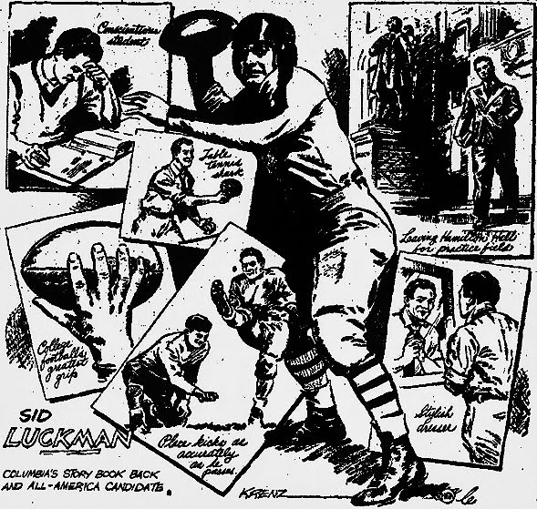 October 1938...Sid Luckman