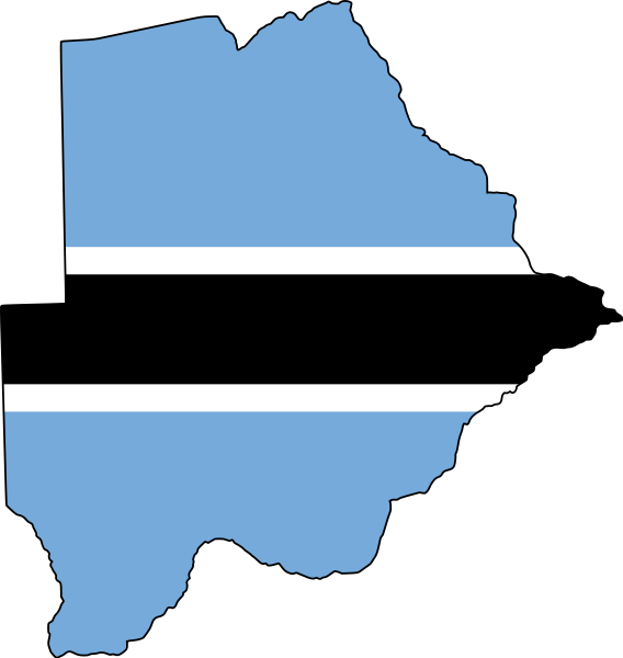 Botswana+Flag+Map.png