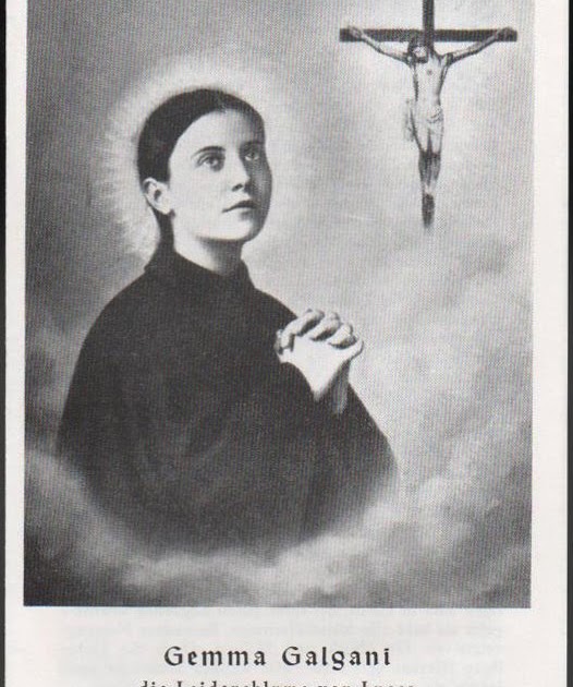 St Gemma Galgani Dates and events in the life of St Gemma Galgani
