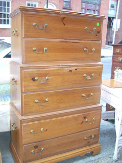 Uhuru Furniture Collectibles Tall Contemporary 6 Dr Pine Chest