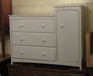 children's dresser with changing table