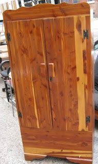 Uhuru Furniture Collectibles Cedar Armoire Sold