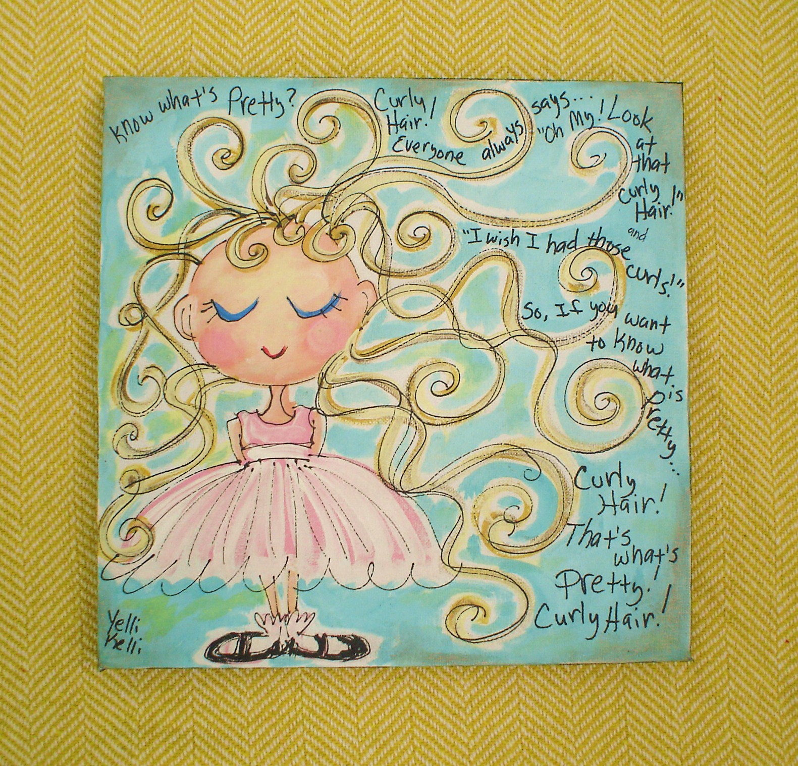 YelliKelli Fun New Girly Art on Etsy
