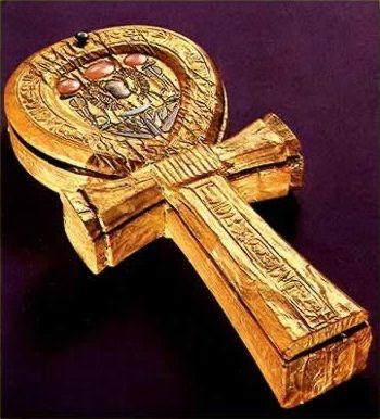 This is an Ankh - the ancient Egyptian symbol of life.