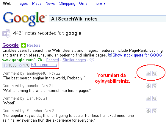 Google SearchWiki