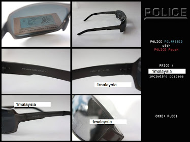 POLICE POLARIZED SHADE Complete with POLICE Pouch  Code : PL001