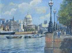 Bert Wright PPRSMA - Panorama from the South Bank