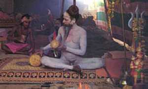 A Sadhu in his Tent