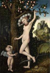 Lucas Cranach the Elder - Cupid complaining to Venus (c.1525)