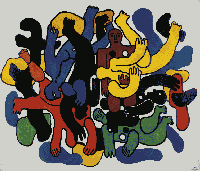 Fernand Léger - Les grands plongeurs noirs (1944)