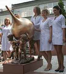 Svetlana Avakina - Monument To The Enema (2008) with nurses at the ready!