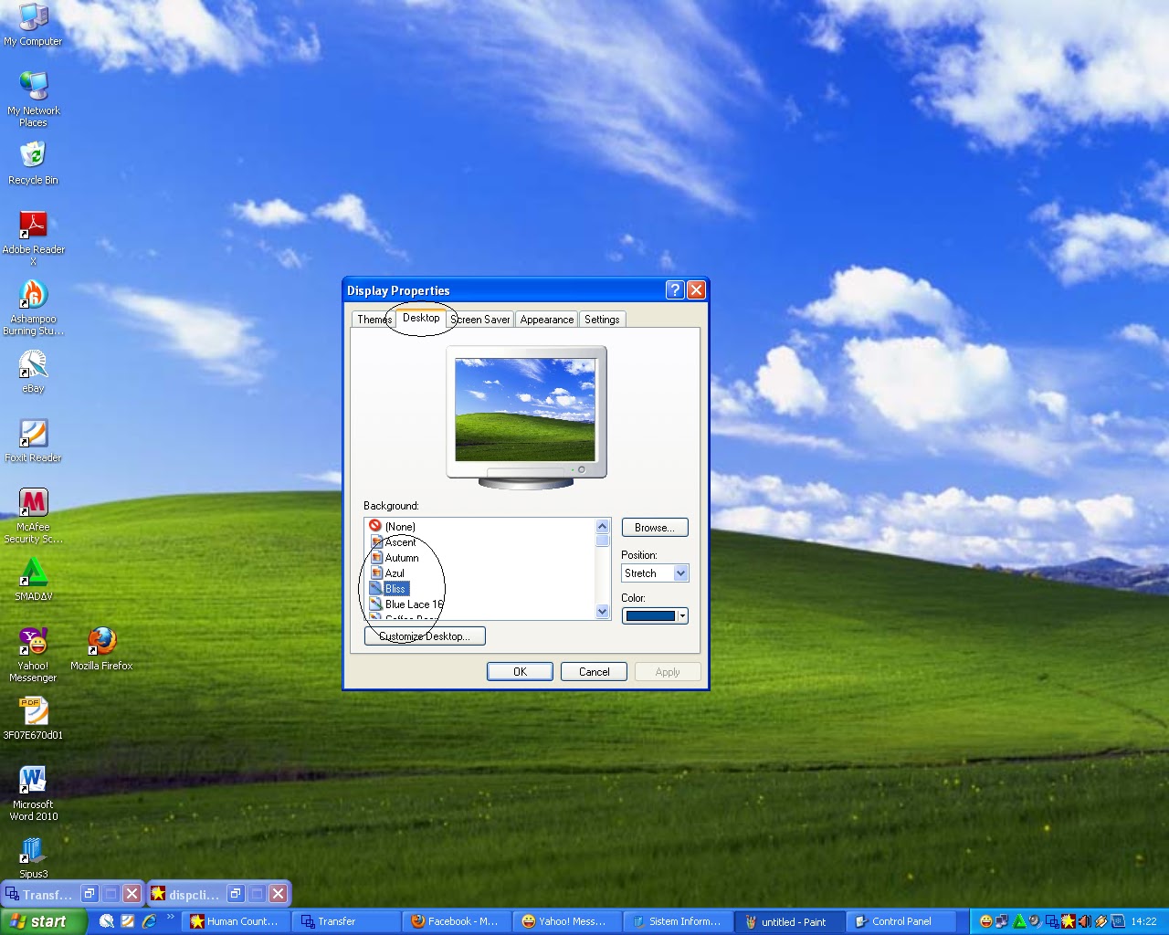 Pengalaman Belajar: Merubah Tampilan Layar Desktop