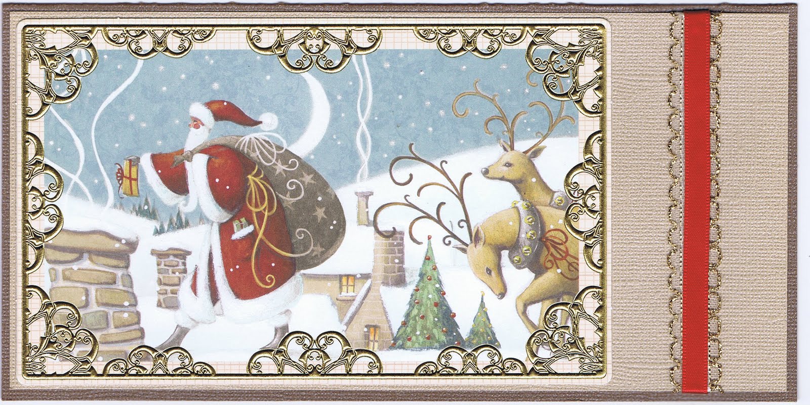 Special couple christmas card The Stampers Hut: Christmas Santa Delivery Cards