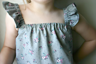 One Shoulder Ruffle Dress Tutorial