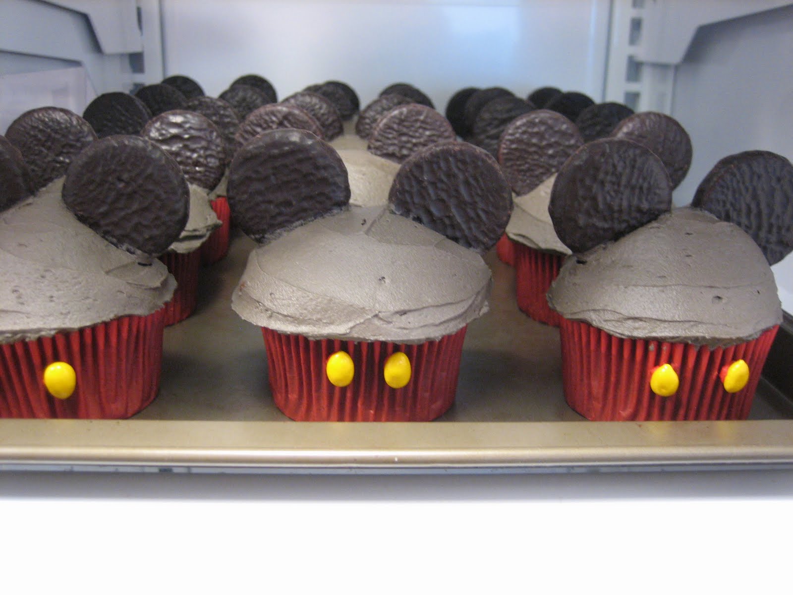 five: Mickey Mouse Cupcakes