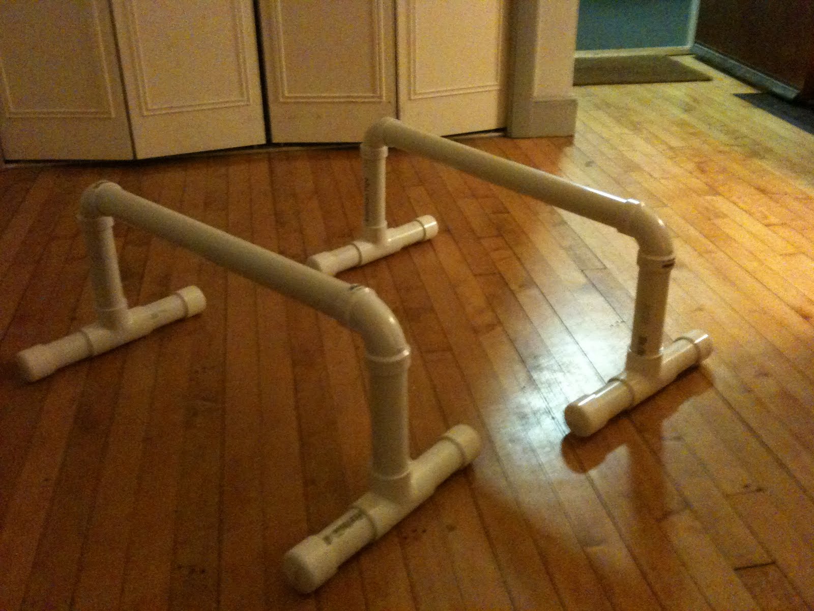 Homemade Parallettes