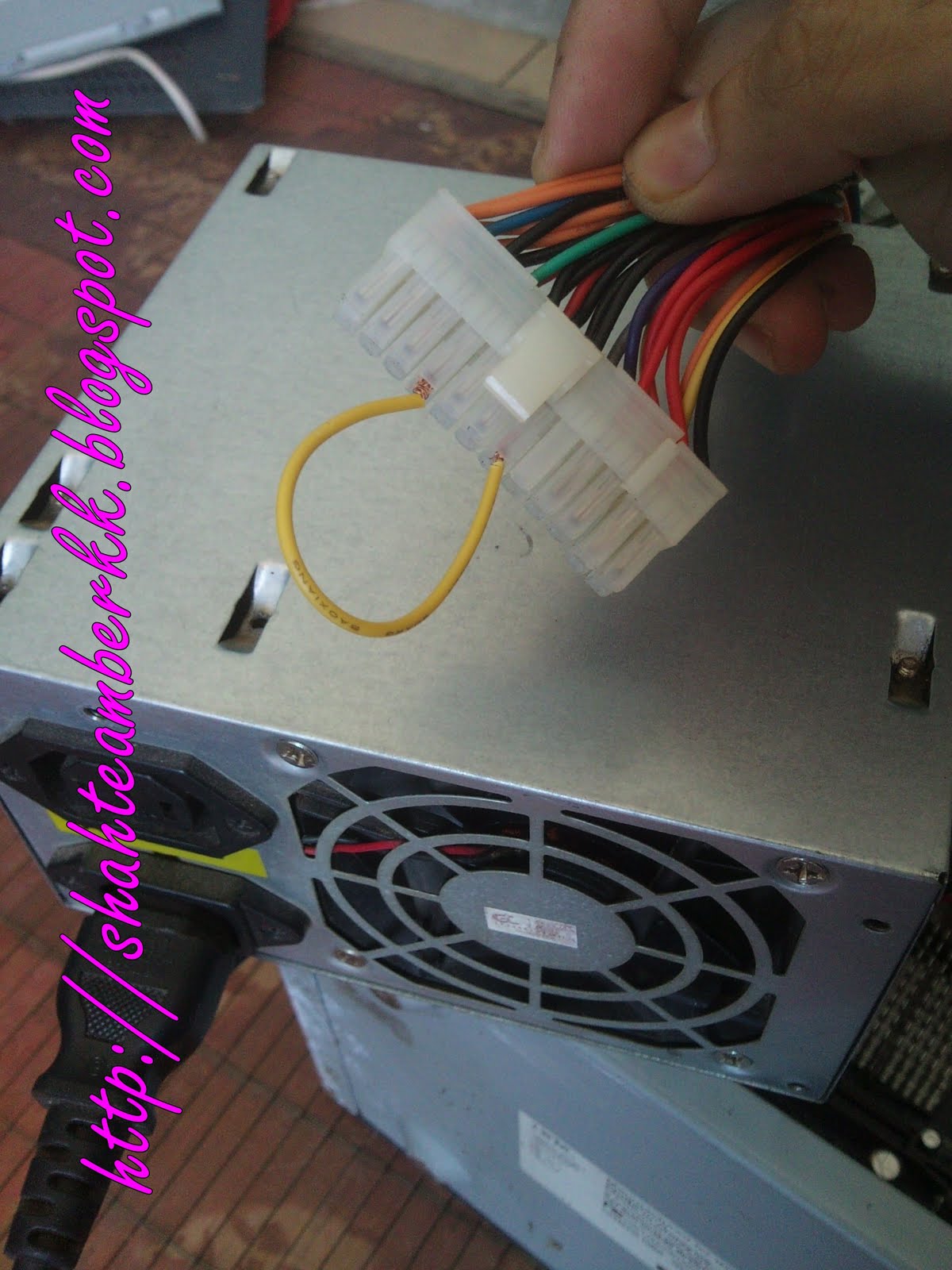 Dunia Komputer Anda Cara Memeriksa Power Supply Unit(psu)20/24pin