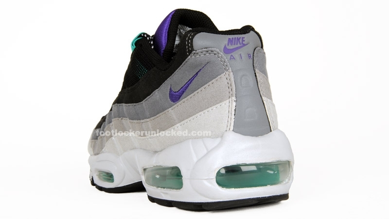 purple and teal air max 95