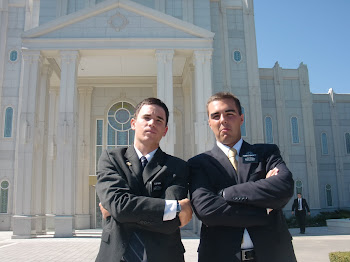 Ty and Elder Born at the Houston Temple