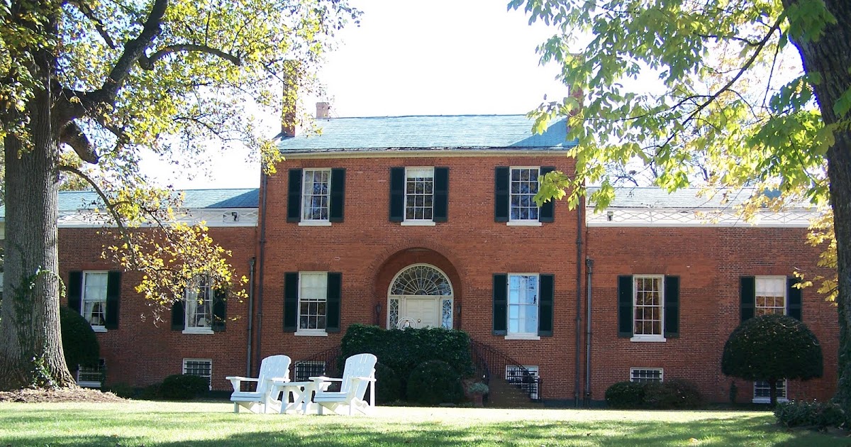 Blue Ridge Mountain Home Oak Hill Plantation, FederalStyle Home of