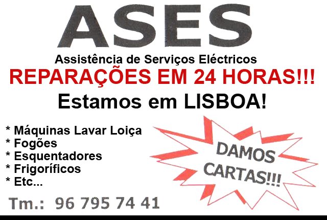 Reparações de Electrodomésticos em Lisboa