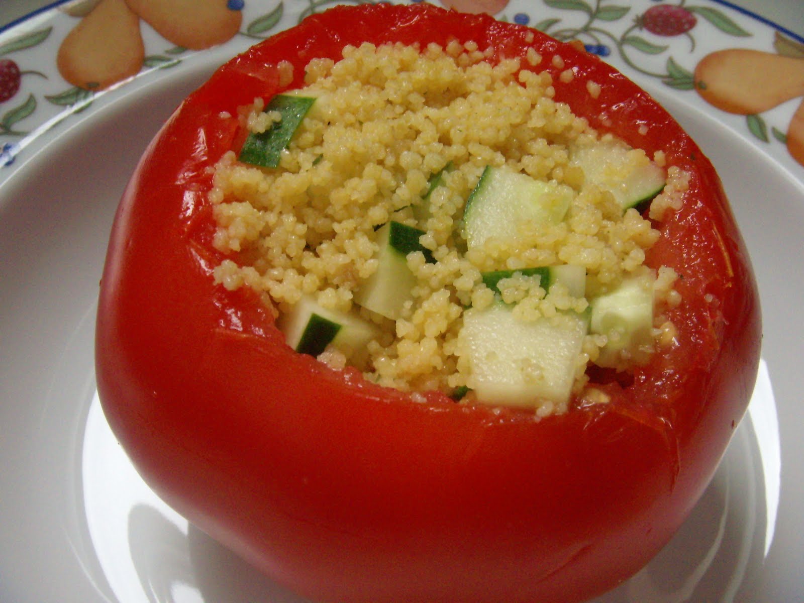 Never Turn Down A Cupcake Recipe Cucumber and Couscousstuffed