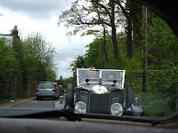 The oldest MG in the world, hard on my heels