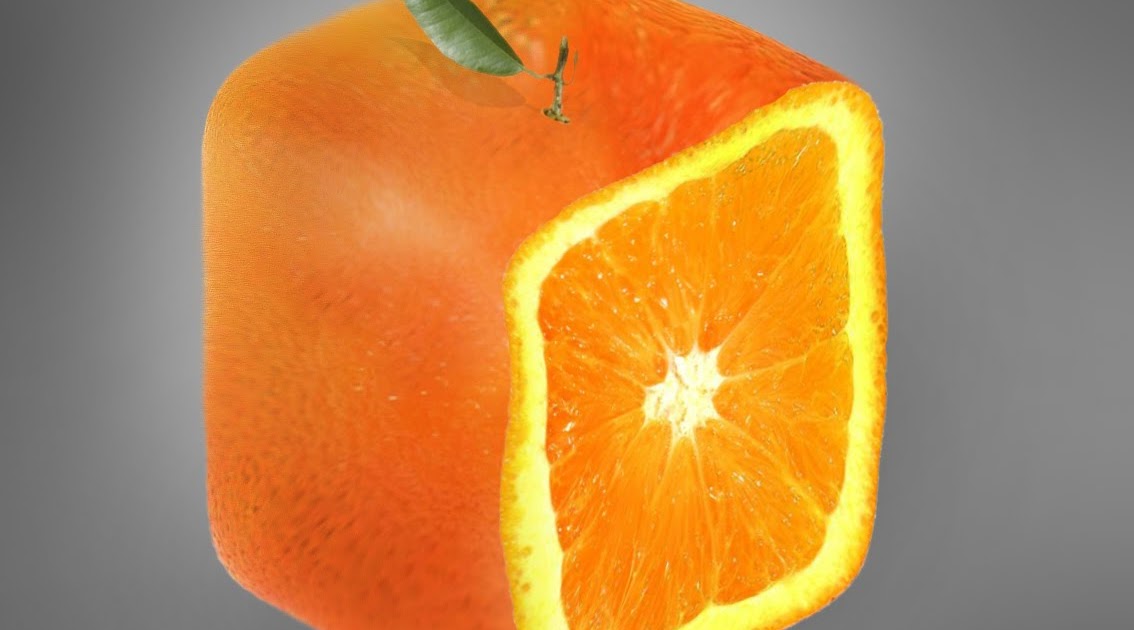 Curso de Diseño Gráfico: fruta cuadrada